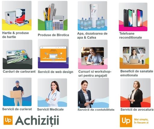 COMUNICAT DE PRESĂ: IMM-urile au la îndemână Up Achiziţii, o soluţie digitală care le modelează oferte şi servicii avantajoase