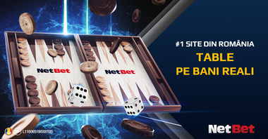 COMUNICAT DE PRESĂ: NetBet lansează table pe bani reali
