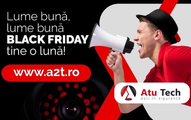 Atu Tech: camerele video de supraveghere sunt cele mai cumpărate produse de securitate în Black Friday 2021