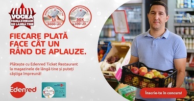 Edenred România lansează o campanie naţională de susţinere a comercianţilor locali pentru a stimula încasările acestora 