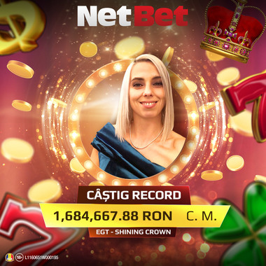 COMUNICAT DE PRESĂ: O clujeancă a luat jackpotul RECORD la NetBet! Câţi bani a câştigat şi ce va face cu ei!
