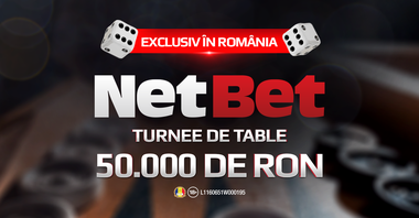 COMUNICAT DE PRESĂ: Nu e glumă! Din 1 aprilie, 50.000 de lei în fiecare lună în turnee de table pe NetBet