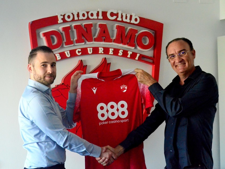 COMUNICAT DE PRESĂ: 888 devine sponsor oficial al clubului Dinamo Bucureşti FC pentru sezonul 2022-23