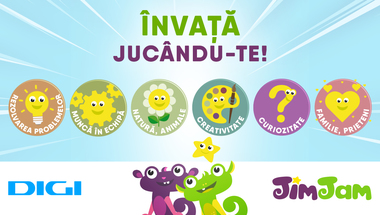 Televiziunea JimJam a introdus un nou sistem de iconiţe de de învăţare, în sprijinul părinţilor