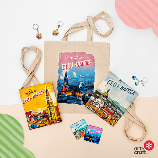 COMUNICAT DE PRESĂ: Art&Craft propune o viziune modernă şi unică a României, prin noua colecţie Happy Traveller de suveniruri cu specific regional 
