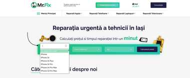 COMUNICAT DE PRESĂ: MisterFix: Site-ul care îţi efectuează diagnostica online a telefonului tău