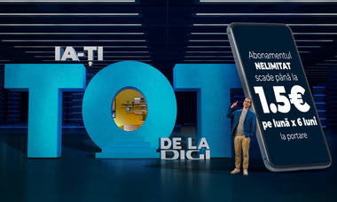 COMUNICAT DE PRESĂ: Cea mai nouă promoţie vine “Tot de la DIGI”, cu 50% reducere, timp de 6 luni, la portarea în reţeaua mobilă 