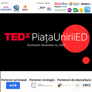Educaţia a fost, este şi va rămâne o misiune colectivă: TEDx PiaţaUnirii ED anunţă pentru 11 noiembrie o agendă inspirată de unitate şi construcţie în educaţie