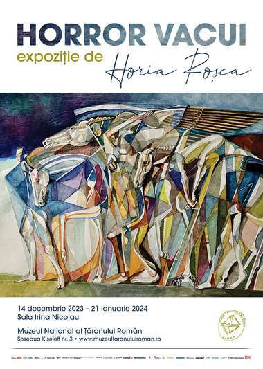 HORROR VACUI. Expoziţie de Horia Roşca. 14 decembrie 2023 – 21 ianuarie 2024, Sala Irina Nicolau, Muzeul Naţional al Ţăranului Român