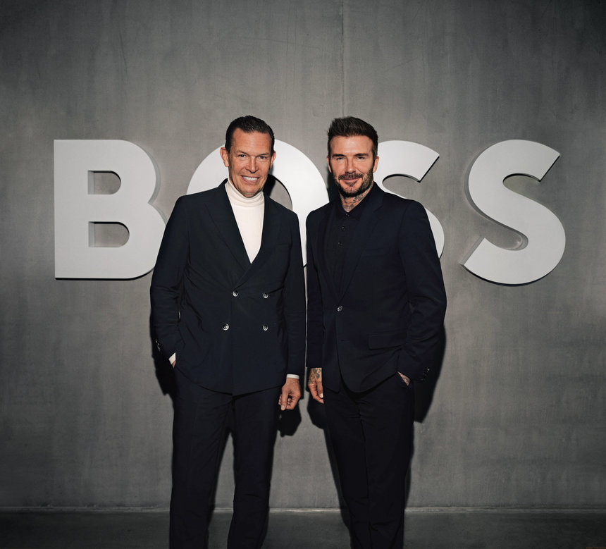 HUGO BOSS  anunţă parteneriatul strategic cu David Beckham pentru o colaborare pe termen lung