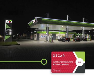 Clienţii benzinăriilor în franciză RO concept OSCAR vor beneficia de reduceri la carburanţi sau produse selectate, prin cardul de discount OSCAR RO