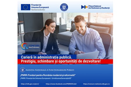 COMUNICAT DE PRESĂ: Trei motive să fii interesat de posturile vacante în funcţiile publice

