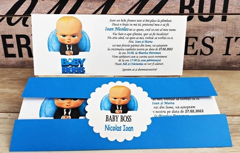 Idei creative pentru invitaţii de botez cu sigiliu sau fundiţă