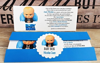 Idei creative pentru invitaţii de botez cu sigiliu sau fundiţă