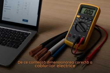 Cabluri electrice: de ce contează dimensionarea corectă şi cum te ajută un calculator de cablu electric