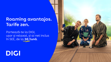 Vacanţe mai relaxate cu „Roaming Zen” de la DIGI