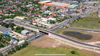 Noul pasaj suprateran peste DN1, de la Therme Bucuresti, a fost inaugurat! Therme a deschis pentru public pasajul peste DN1- investitie strategica in infrastructura urbana