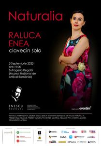 COMUNICAT DE PRESĂ: NATURALIA - Un solo de clavecin pentru un început de Septembrie baroc

