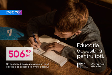 506,99 lei: suma care poate schimba destinul unui copil din medii vulnerabile cu dificultăţi de scriere şi de citire