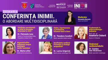 Conferinţa „Sănătatea Inimii”, ediţia a III-a: Inima - o abordare multidisciplinară