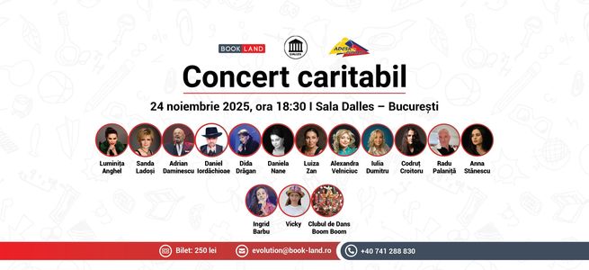 Mari artişti puşi pe cântat: visul unei şcoli la sat. Concert caritabil pentru Asociaţia BookLand