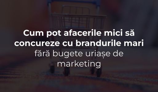 Cum pot afacerile mici să concureze cu brandurile mari fără bugete uriaşe de marketing
