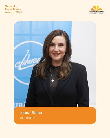 Din România la Davos: Ioana Bauer, prima româncă premiată de Schwab Foundation pentru inovaţie socială