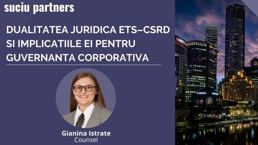 O tonă de CO₂, două raportări: dualitatea juridică ETS–CSRD şi implicaţiile ei pentru guvernanţa corporativă