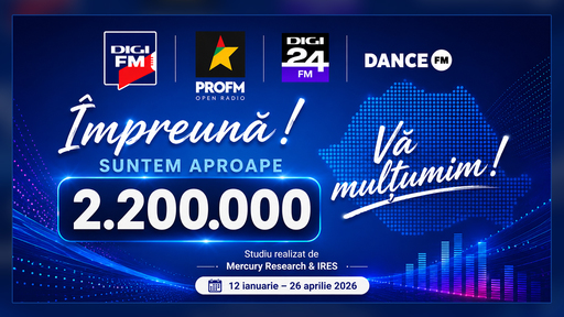 Radiourile Campus Media TV îşi confirmă direcţia în Valul I de audienţă 2026: aproape 2,2 milioane de ascultători zilnic la nivel naţional