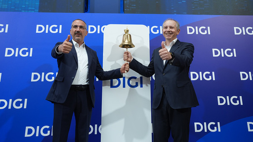 DIGI Spain debutează la tranzacţionare pe bursele de valori din Spania, în urma unei oferte publice iniţiale de succes