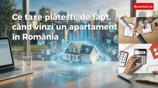 Ce taxe plăteşti, de fapt, când vinzi un apartament în România