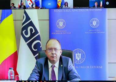 Bogdan Aurescu la reuniunea Consiliului Permanent al OSCE pe tema ultimelor evoluţii ale războiul Rusiei contra Ucrainei: ”Referendumurile” reprezintă o gravă încălcare a dreptului internaţional şi nu produc efecte juridice de niciun fel
