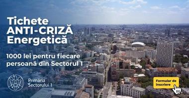 UPDATE - Primărie - Cetăţenii Sectorului 1 se pot înscrie începând de astăzi pentru a beneficia de un tichet anticriză de 1.000 de lei / Ulterior, cei eligibili vor primi tichetele, care vor putea fi folosite pentru ”operatorii economici agreaţi”