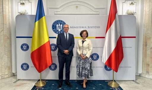 Ministrul Justiţiei, Radu Marinescu, întrevedere cu ambasadorul Republicii Austria în România. Discuţii despre consolidarea cooperării judiciare bilaterale şi digitalizarea sistemului judiciar