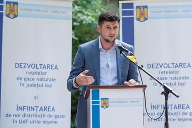 (P) Lucian Rusu, Secretar de Stat pe Energie în Guvernul Orban, anunţă numirea unui responsabil pentru implementarea proiectelor de extindere şi înfiinţare a reţelelor de gaze din partea Consiliului Judeţean Iaşi