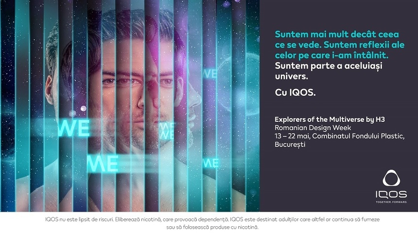 IQOS şi H3 prezintă instalaţia Explorers of the Multiverse, o călătorie de autocunoaştere, în cadrul Romanian Design Week