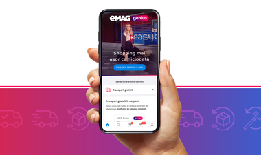 eMAG Genius a ajuns la peste 340.000 de clienţi activi lunar, care economisesc, în medie, 374 de lei pe an din costurile de transport