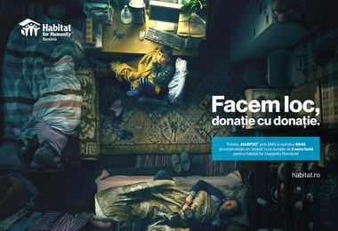Habitat for Humanity România strange şi anul acesta fonduri pentru copiii afectaţi de lipsa unei locuinţe decente prin campania: Facem loc, donaţie cu donaţie! 
