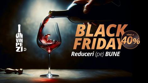 Black Friday la vinuri garantate de experţi, cu până la 40% reducere, pe Unvinpezi.ro