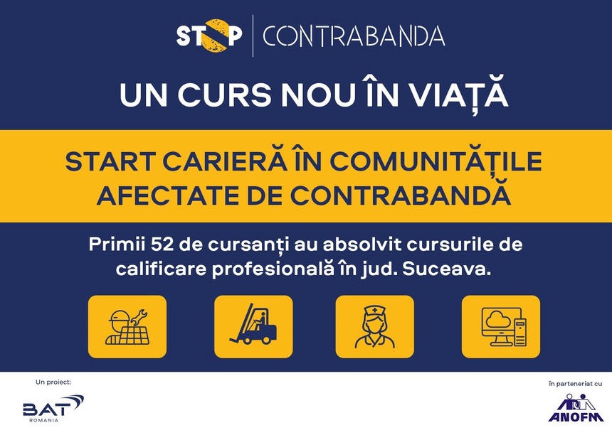 Parteneriat între ANOFM şi BAT România pentru dezvoltarea socială şi economică a judeţelor afectate de contrabandă