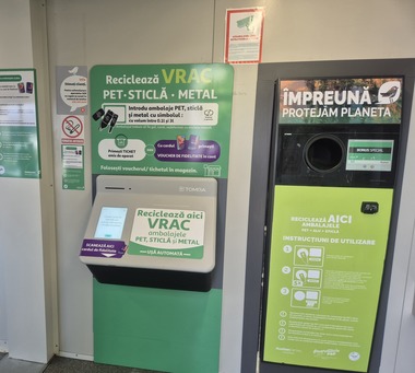 Primul sistem SGR de colectare vrac din Auchan este funcţional în hipermarketul Auchan Militari