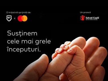 Mastercard, Banca Transilvania şi Salvaţi Copiii România pornesc un program de 1,5 milioane de euro pentru reducerea mortalităţii infantile