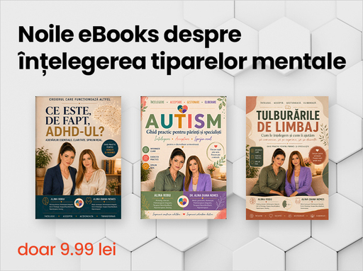 Institutul BrainMap lansează trei ghiduri despre ADHD, autism şi tulburările de limbaj, în format ebook şi audiobook