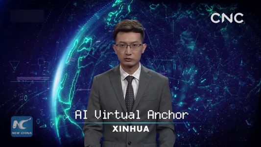Inteligenţa artificială a luat locul prezentatorilor TV în China