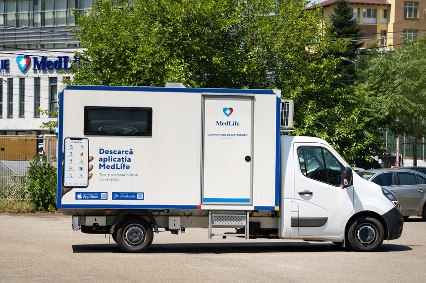 Premieră în Europa Centrală şi de Sud-Est: MedLife aduce primul centru mobil de testare BTS la un festival

