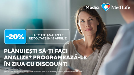 Ai grijă de sănătatea ta şi profită de promoţiile MedLife de Paşte