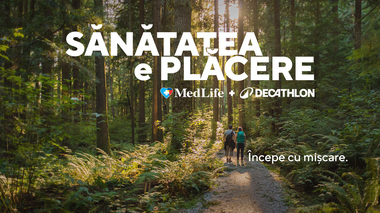 MedLife lansează platforma „Sănătatea e plăcere”. Primul partener strategic: Decathlon
