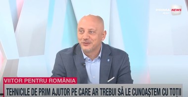 Manager la o multinaţională, erou pe ambulanţă. Povestea lui Adrian Manu: ,,Satisfacţia nu poate fi contorizată material”