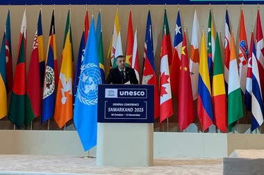 Ministrul Educaţiei, la Conferinţa Generală a UNESCO / Daniel David a reafirmat angajamentul României de a rămâne ”ferm dedicată susţinerii şi promovării agendei UNESCO în toate domeniile de competenţă”
