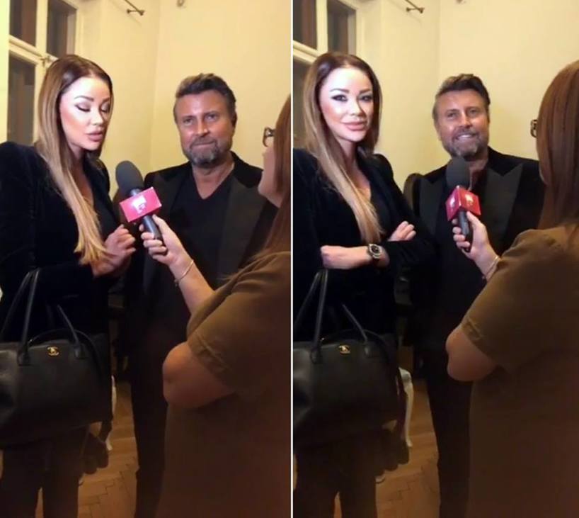 Bianca Drăguşanu şi Cătălin Botezatu s-au întâlnit la o prezentare de modă